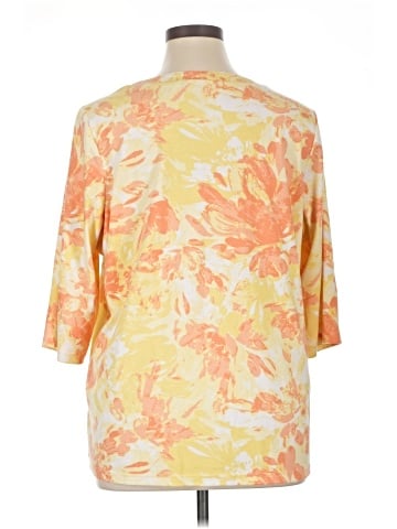 Quacker Factory 3/4 Sleeve Blouse (view 2)