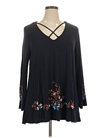 Karen Kane Long Sleeve Blouse (view 1)