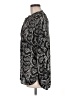 Larry Levine 100% Polyester Paisley Black Long Sleeve Blouse Size M - photo 5