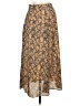 BCBGMAXAZRIA 100% Polyester Snake Print Tan Gold Casual Skirt Size 2 - photo 1