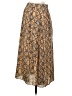 BCBGMAXAZRIA 100% Polyester Snake Print Tan Gold Casual Skirt Size 2 - photo 2
