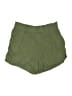 Unbranded 100% Cotton Solid Green Shorts Size S (estimated) - photo 1