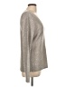 Caroll Metallic Silver Pullover Sweater Size EU 44 / US 14 - photo 4