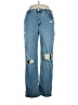 rue21 Hearts Blue Jeans Size 16 - photo 1