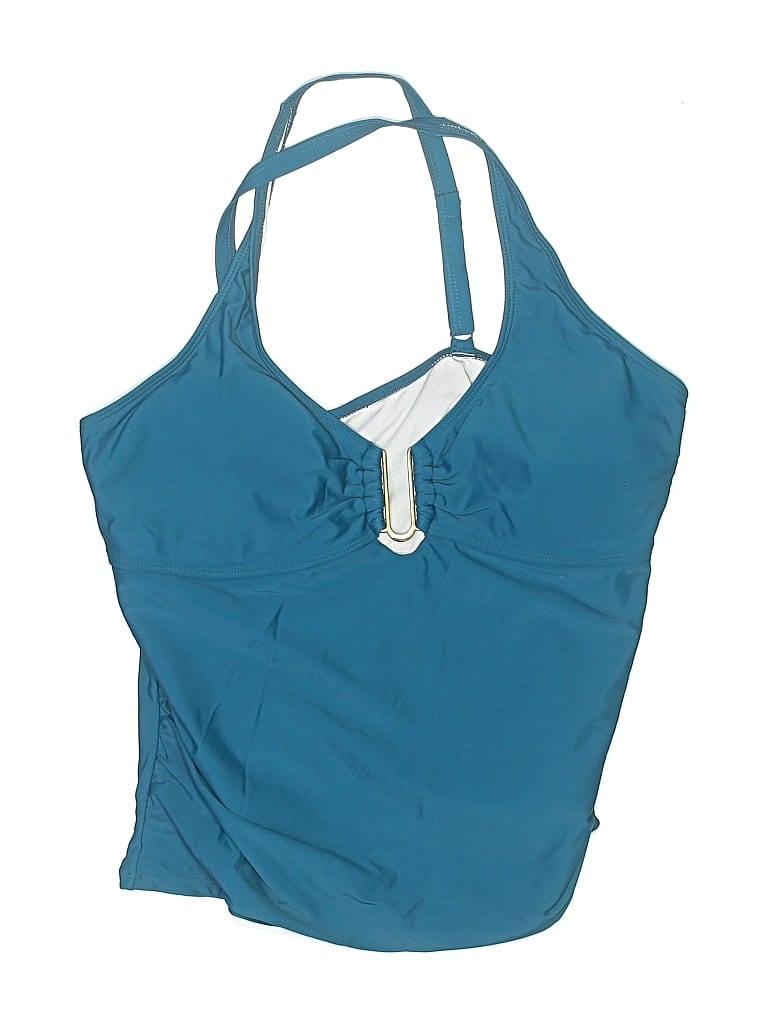 Pre-owned Zaful Swimsuit Top Teal Swimwear