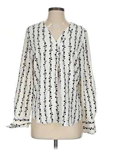 Ann Taylor Long Sleeve Blouse (view 1)