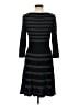 Max Studio Stripes Black Casual Dress Size L - photo 2