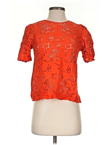 Nicole Miller Artelier Short Sleeve Blouse (view 1)