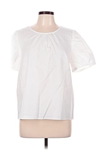 J.Crew Factory Store Short Sleeve Blouse (view 1)