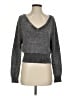 Urban Outfitters 100% Polyester Metallic Gray Pullover Sweater Size S - photo 1