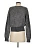 Urban Outfitters 100% Polyester Metallic Gray Pullover Sweater Size S - photo 2