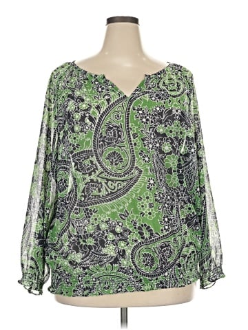 Liz Claiborne 3/4 Sleeve Blouse (view 1)