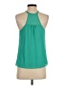 Lost April 100% Polyester Teal Sleeveless Blouse Size S - photo 2