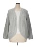 Talbots Argyle Fair Isle Gray Cardigan Size XL Petite - photo 1