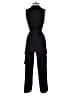 Monteau Solid Black Jumpsuit Size S - photo 2