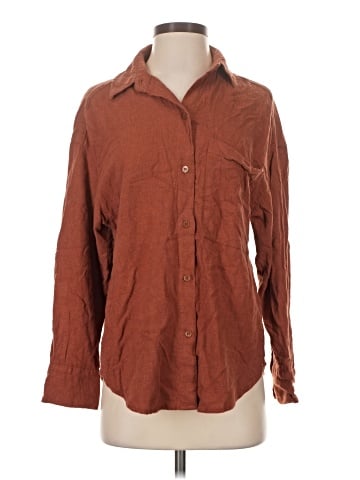 Abercrombie & Fitch Long Sleeve Button-Down Shirt (view 1)