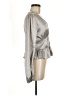 Do & Be 100% Polyester Metallic Silver Long Sleeve Blouse Size M - photo 4