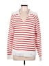 Talbots Stripes Red Pullover Sweater Size L - photo 1