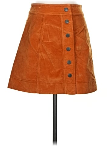 Madewell Faux Leather Skirt (view 1)
