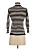 J.Crew 100% Cashmere Stripes Black Cashmere Pullover Sweater Size XXS - photo 2