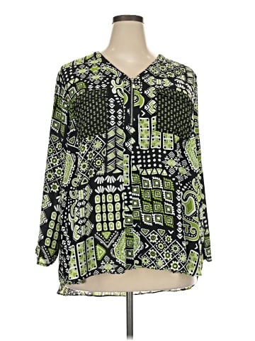 Cato 3/4 Sleeve Blouse (view 1)