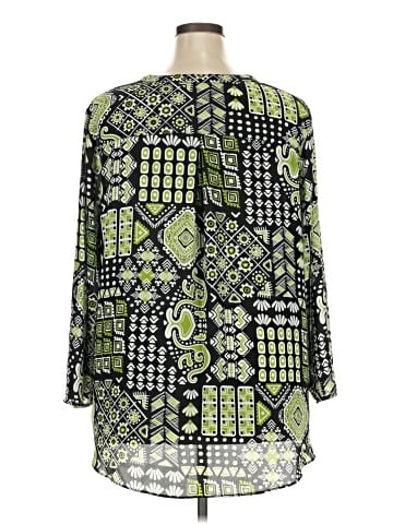 Cato 3/4 Sleeve Blouse (view 2)