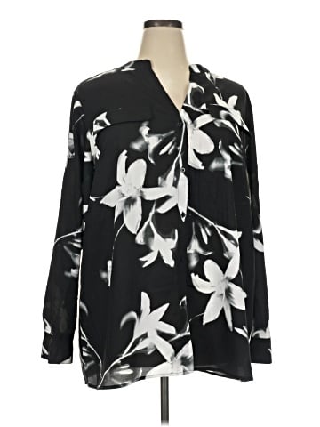 Calvin Klein Long Sleeve Button-Down Shirt (view 1)