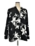 Calvin Klein Floral Black Long Sleeve Button-Down Shirt Size 2X - photo 1