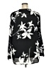 Calvin Klein Floral Black Long Sleeve Button-Down Shirt Size 2X - photo 2