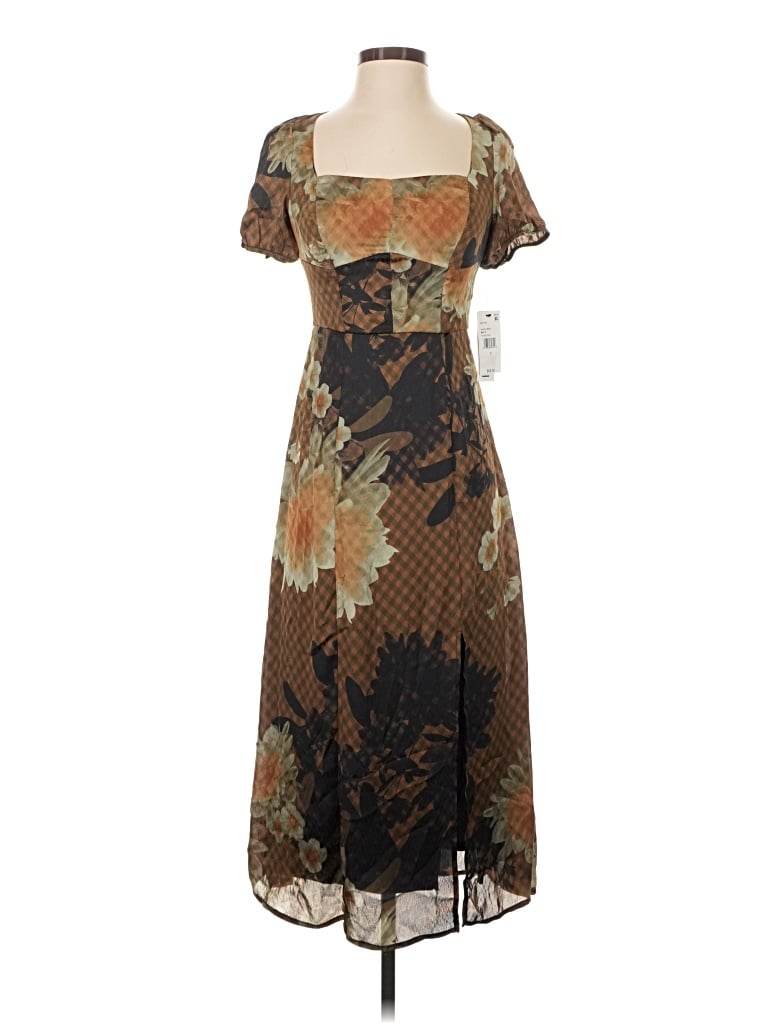 Pre-owned Bcx Casual Dress In Brown