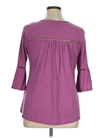 Style&Co 3/4 Sleeve Top (view 2)