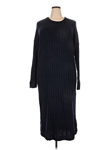 Madewell (Re)sourced Ribbed Midi Sweater Dress (view 1)