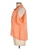Truth NYC 100% Polyester Orange Short Sleeve Blouse Size L - photo 5