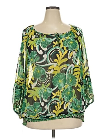 Style&Co 3/4 Sleeve Blouse (view 1)