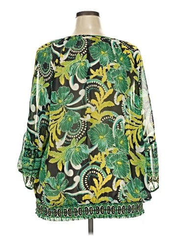 Style&Co 3/4 Sleeve Blouse (view 2)