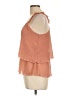 Mine 100% Polyester Orange Sleeveless Blouse Size L - photo 5