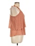 Mine 100% Polyester Orange Sleeveless Blouse Size L - photo 4