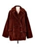 Free People 100% Polyester Brown Coat Size L - photo 1