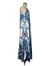 Unbranded Print Blue Casual Dress Size S - photo 4
