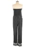Peyton Jensen 100% Rayon Stripes Black Jumpsuit Size XL - photo 2