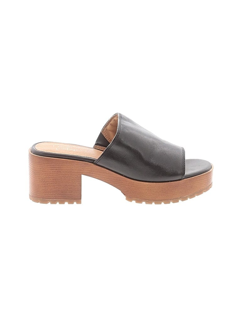 Pre-owned Crown Vintage Mule/clog In Brown