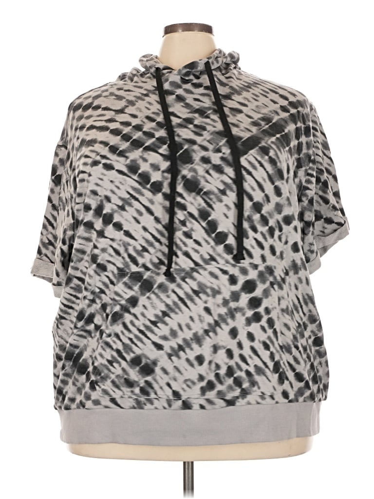 Pre-owned No Boundaries Poncho In Gray