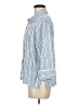 White Stag Stripes Blue 3/4 Sleeve Button-Down Shirt Size M - photo 5