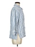 White Stag Stripes Blue 3/4 Sleeve Button-Down Shirt Size M - photo 4