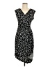 En Focus Studio 100% Polyester Animal Print Black Cocktail Dress Size 6 - photo 1