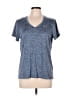 Under Armour 100% Polyester Blue Active T-Shirt Size L - photo 1