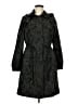 Avec Les Filles 100% Polyester Green Trenchcoat Size M - photo 1