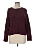American Eagle Outfitters Tweed Burgundy Pullover Sweater Size M - photo 1