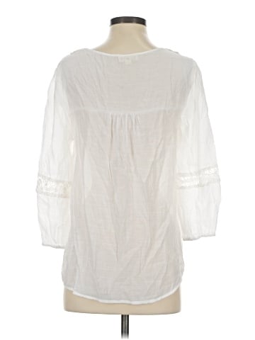 Indigo Rose 3/4 Sleeve Blouse (view 2)