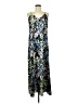Connected Apparel Paisley Blue Casual Dress Size 6 - photo 1